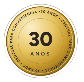 Selo 30 anos Central Park Conveniência
