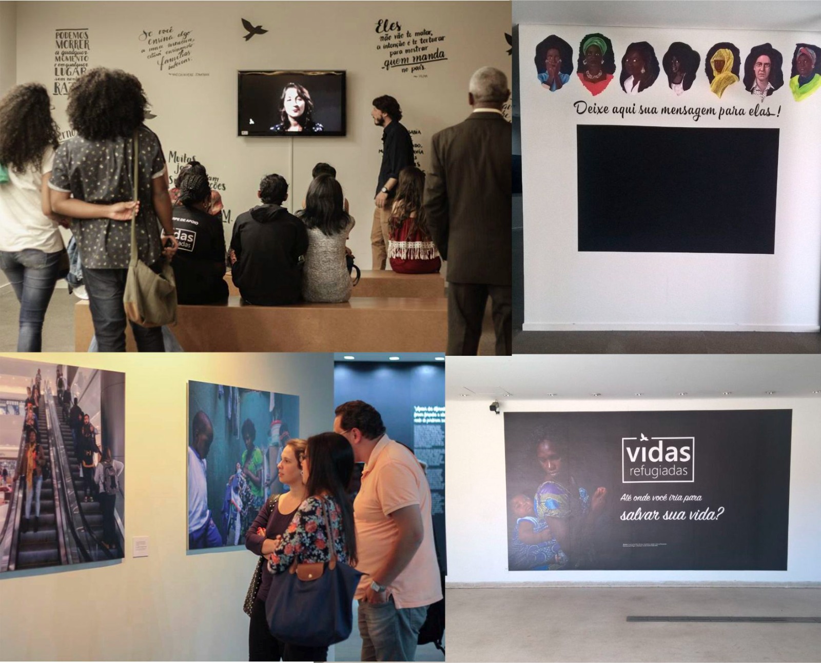Exposição Vidas Refugiadas